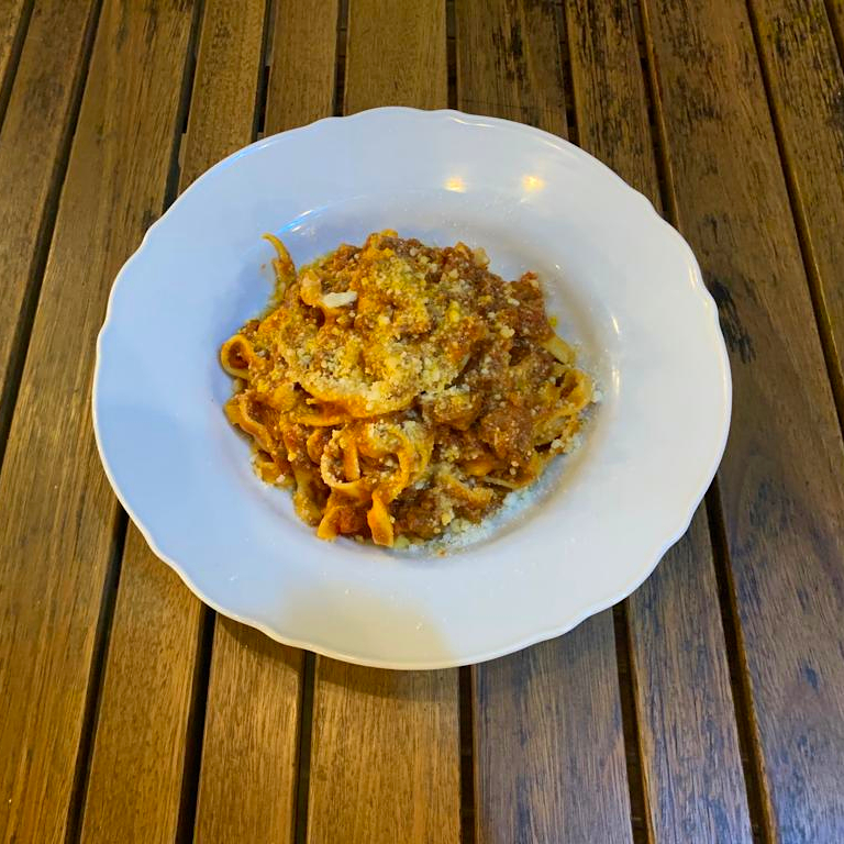 TAGLIATELLE ALLA BOLOGNESE - Filante Woodfire Pizzeria